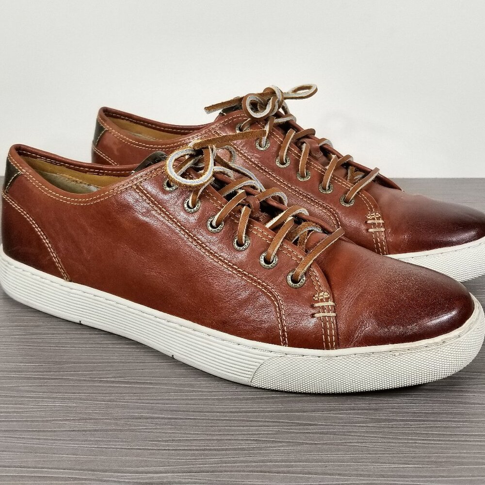 Sperry Gold Cup Sport Sneaker, Cognac Leather, Mens Size 11.5 M